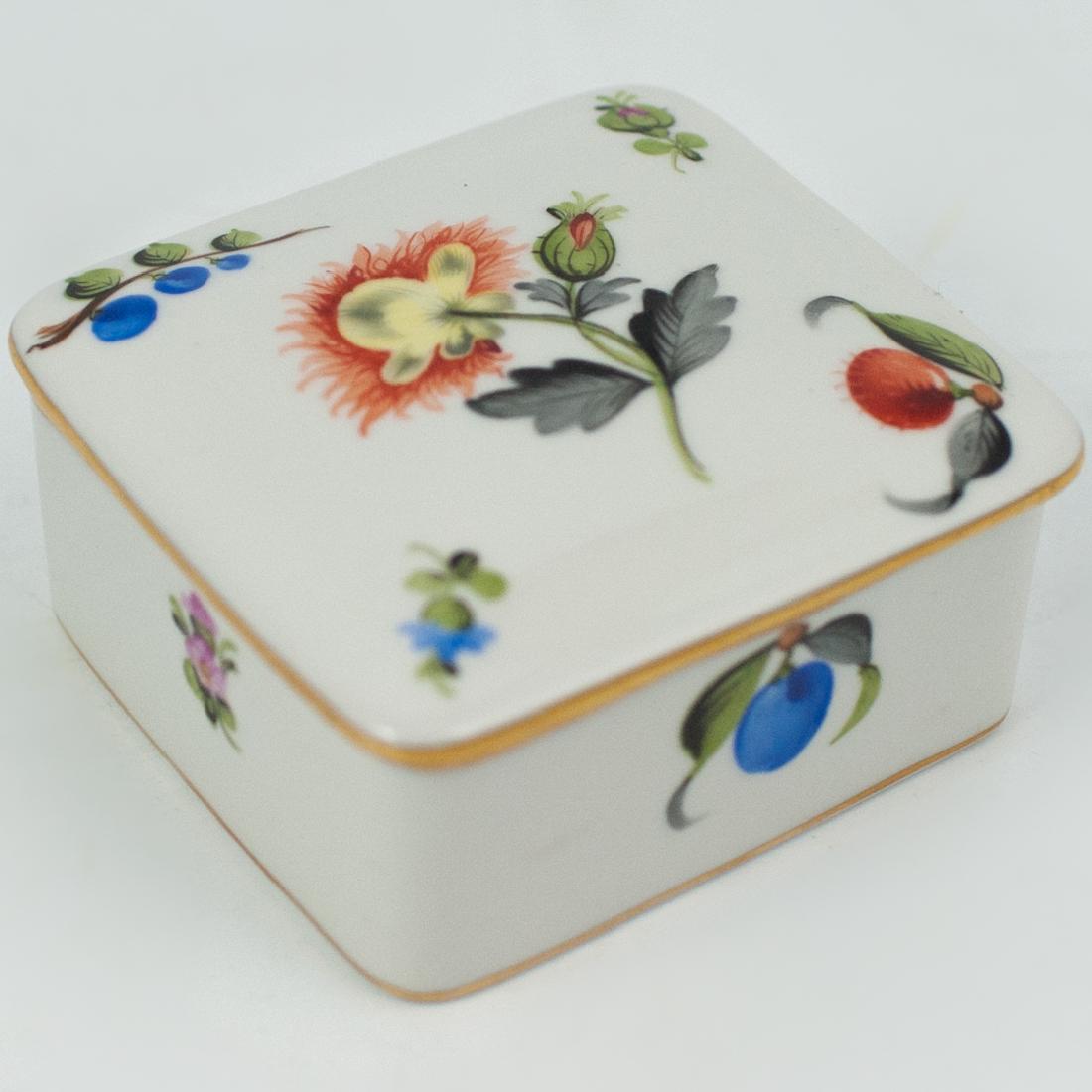 Herend Porcelain Fruit Trinket Box (1 of 3)