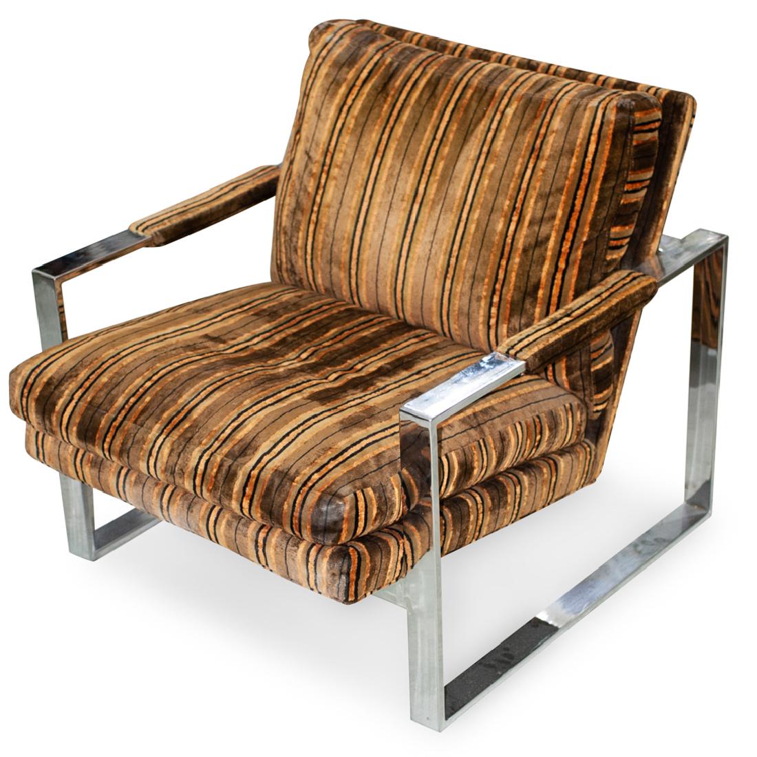 Maurice Villency Chrome Chair (1 of 4)