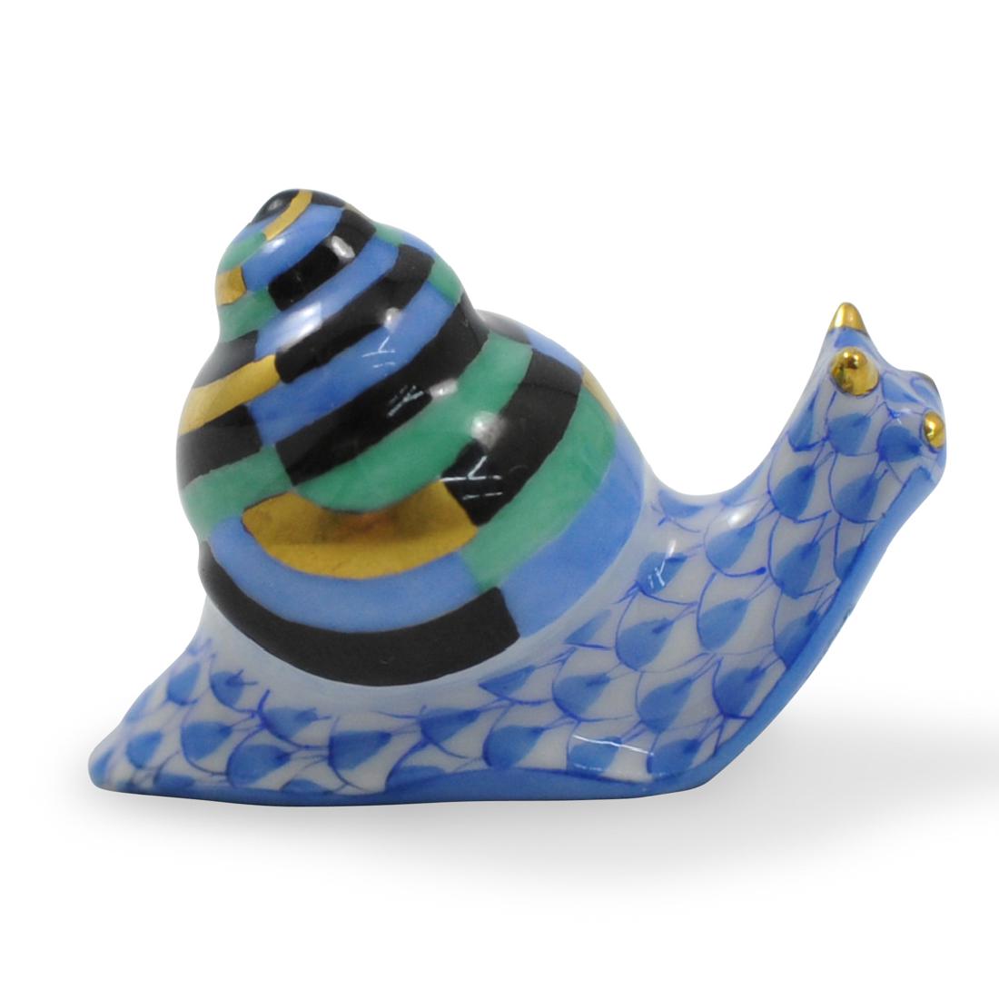 Miniature Herend Porcelain Snail (1 of 2)
