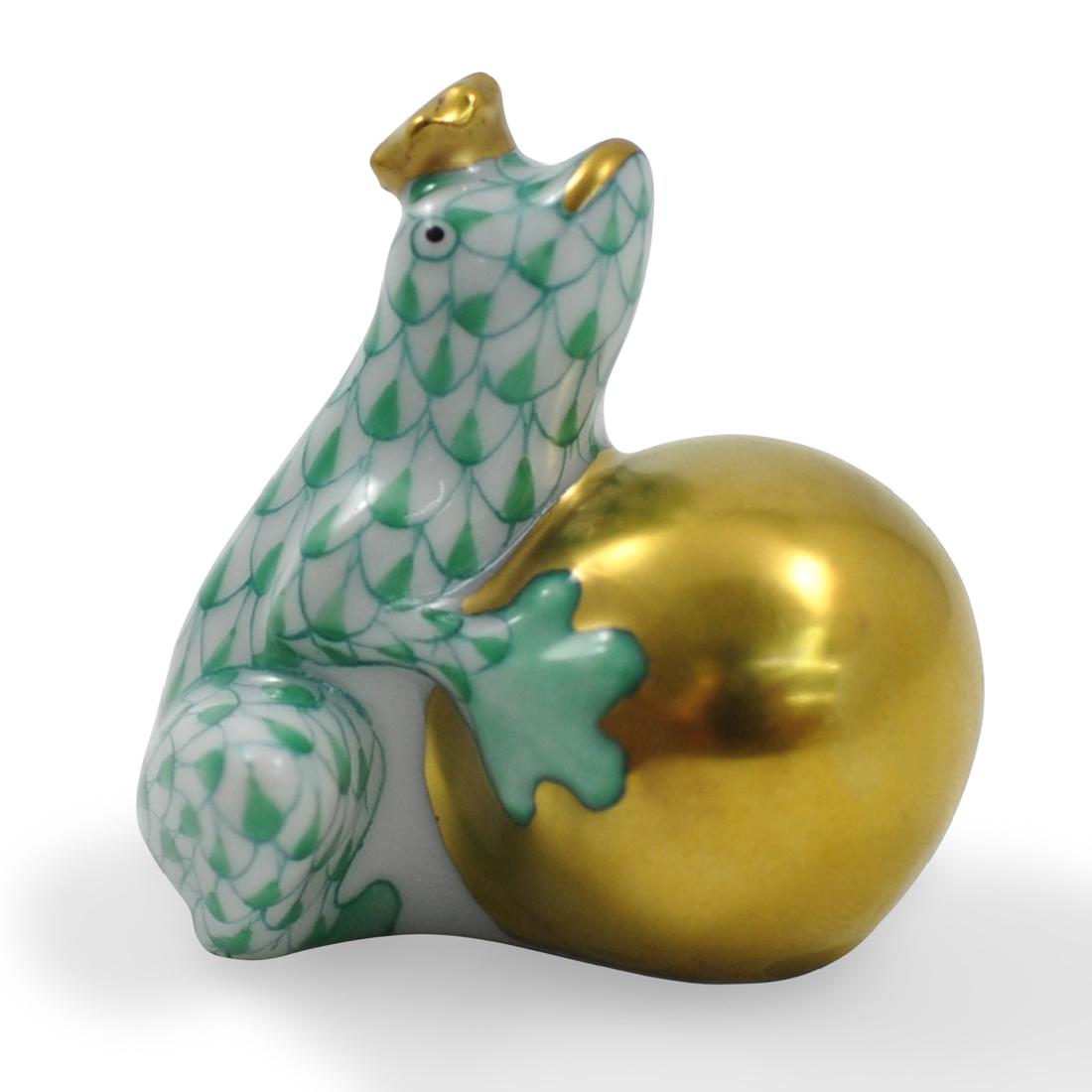 Herend Frog Prince Porcelain (1 of 2)