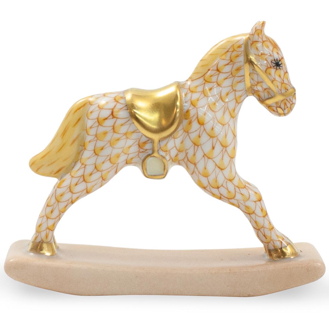 Herend Porcelain Rocking Horse Figurine (1 of 2)