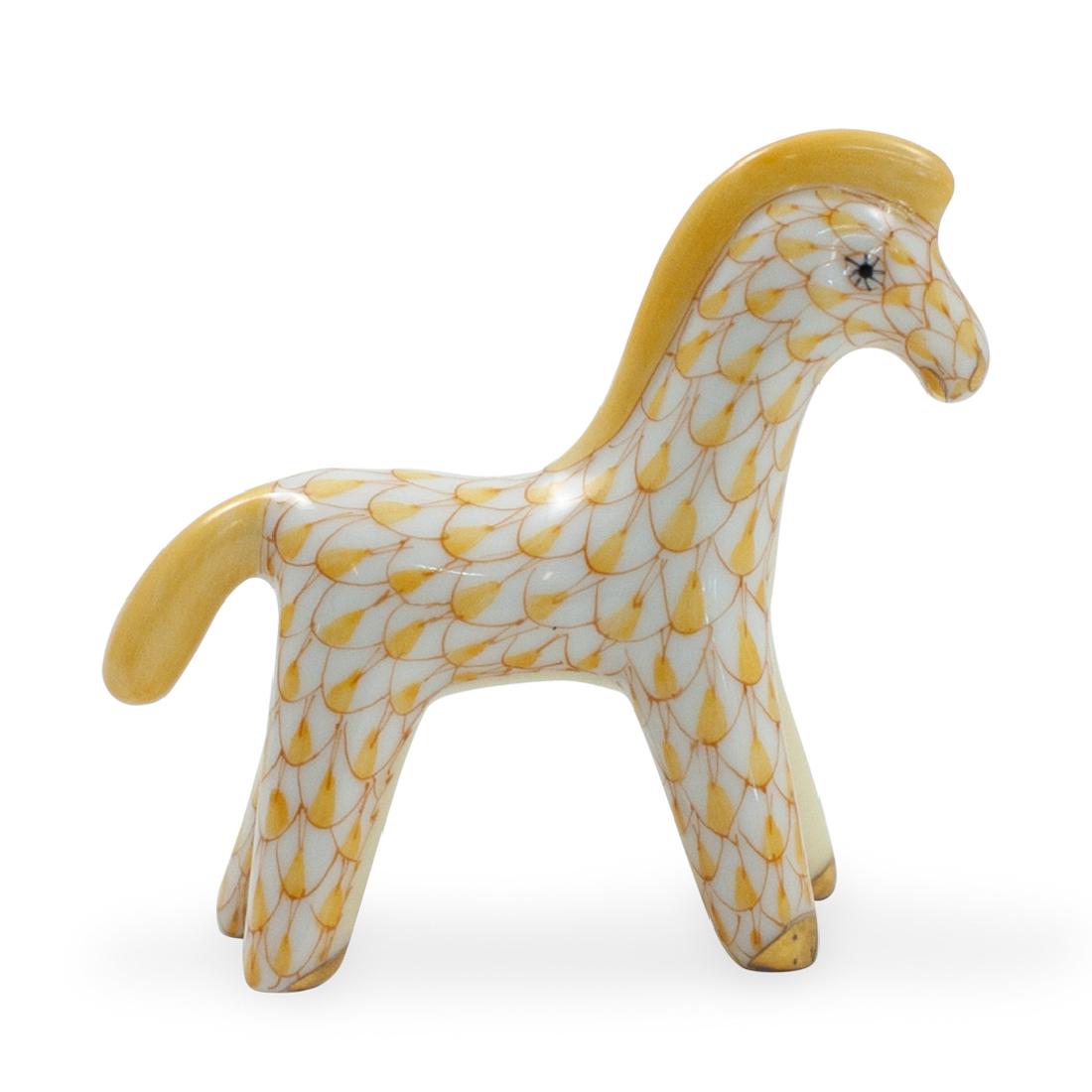 Herend Porcelain Horse Figurine (1 of 2)