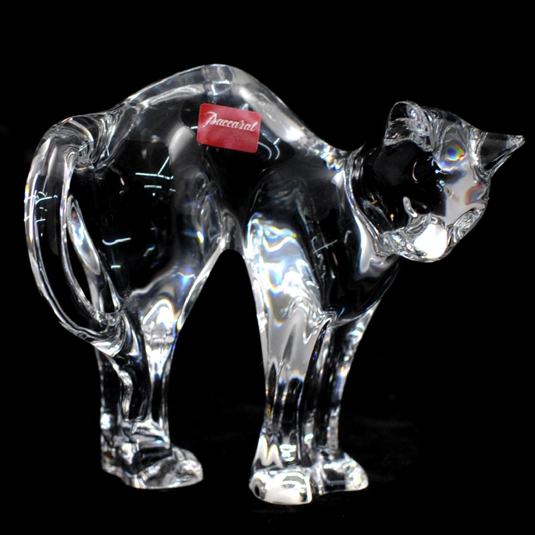 Baccarat Crystal Cat Figurine (1 of 4)