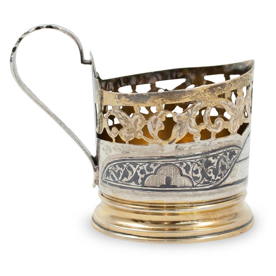 Russian Silver Glass Holder (1 of 3)