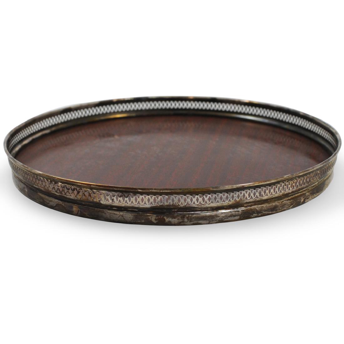 Sterling Silver and Wood Tray (1 of 3)