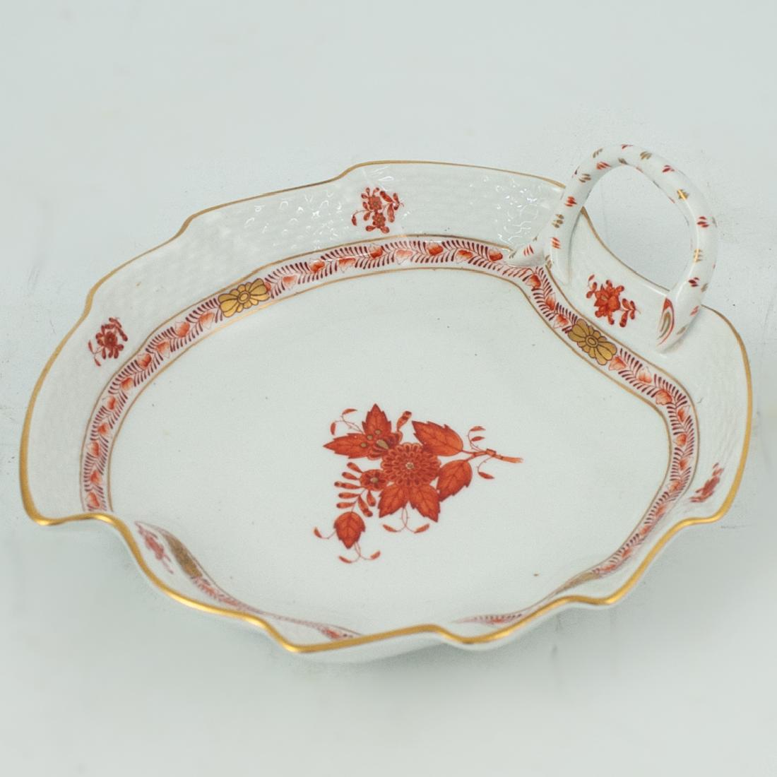 Herend Porcelain "Chinese Bouquet" Leaf Dish (1 of 4)