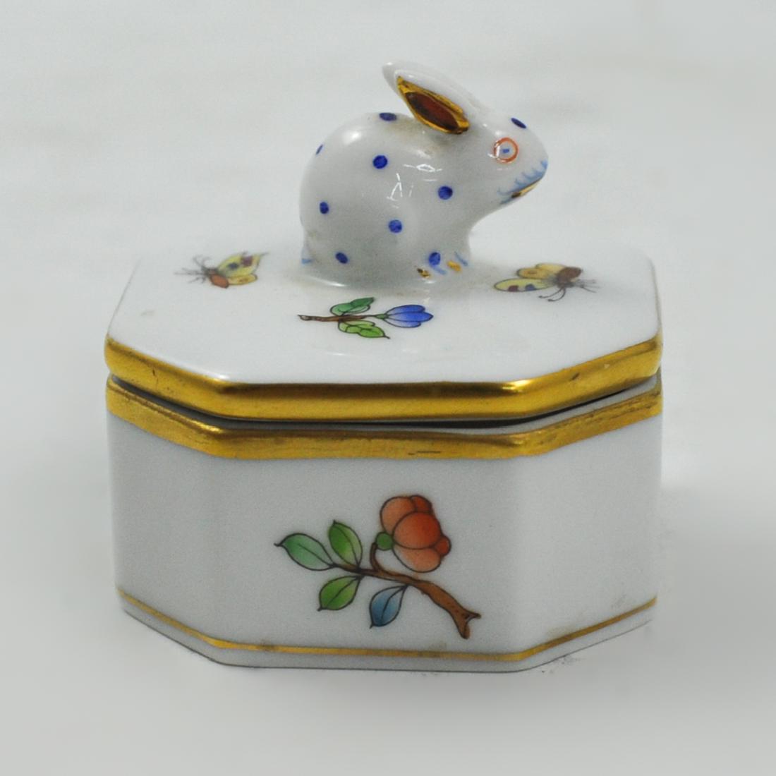 Herend Porcelain Trinket Box (1 of 2)