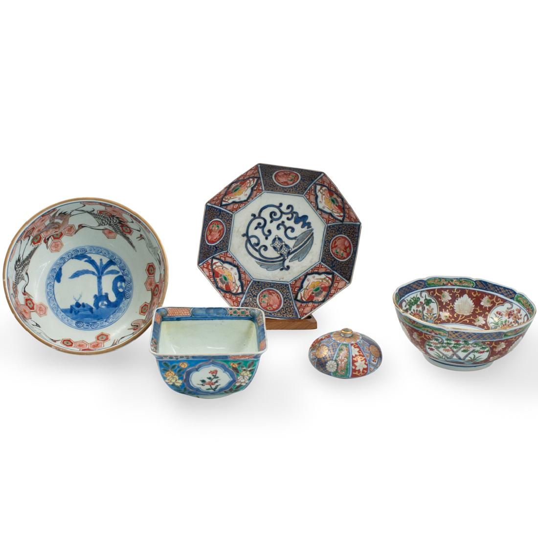 (5 Pc) Collection Of Japanese Imari Porcelain (1 of 16)