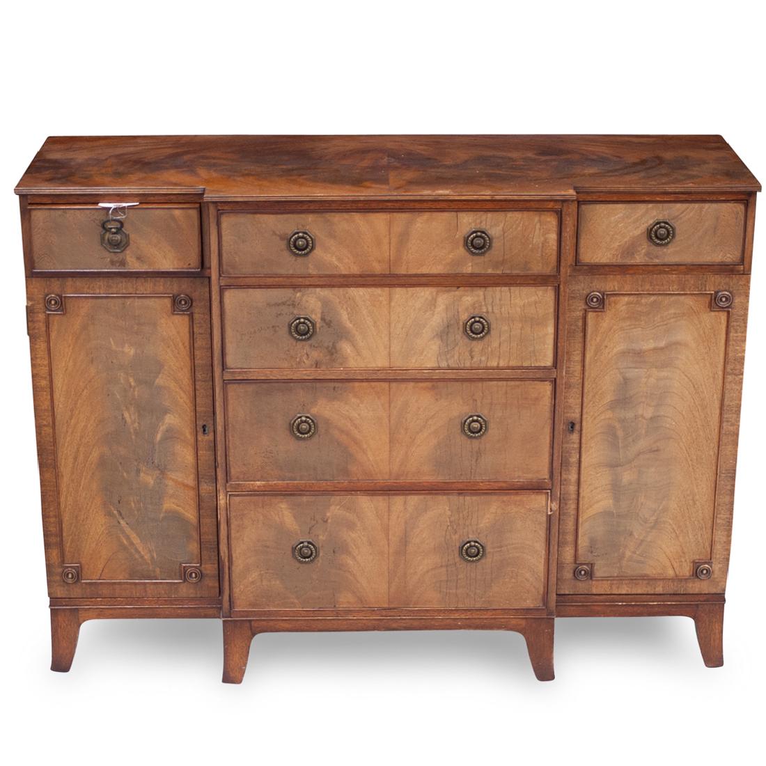 Federal Style Mixed Wood Buffet (1 of 4)