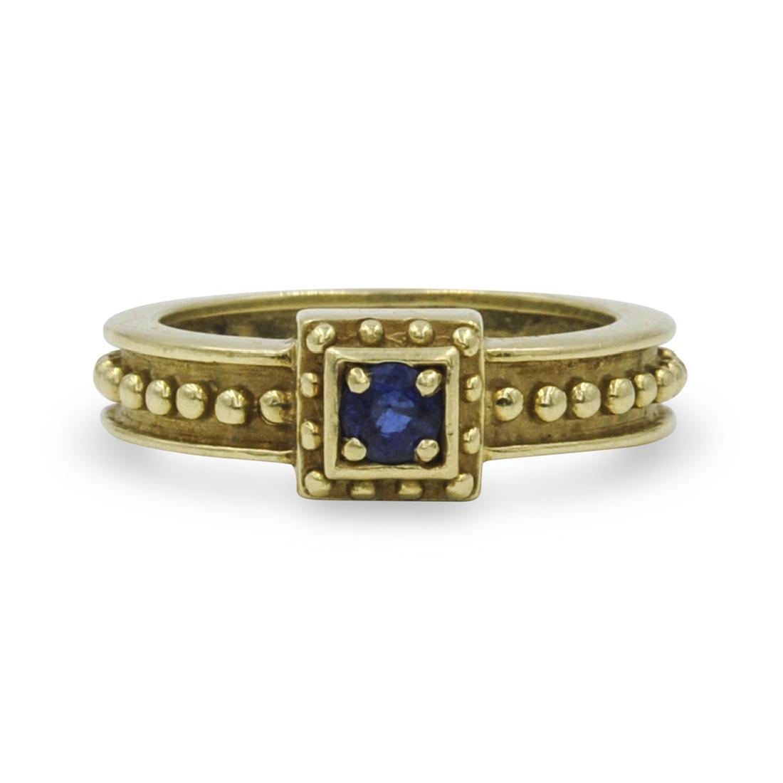 14K Gold and Sapphire Ring (1 of 3)