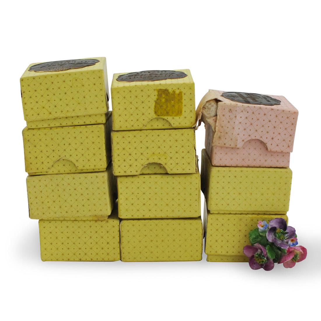 (11 Pc) Miniature Hand Painted Coalport Flowers: DESCRIPTION: Eleven 'Coalport' miniature hand painted porcelain flowers. Each depicting a different floral arrangement. Marked on the underside: "Coalport Bone China Made in England AD 1750" CIRCA: Mi