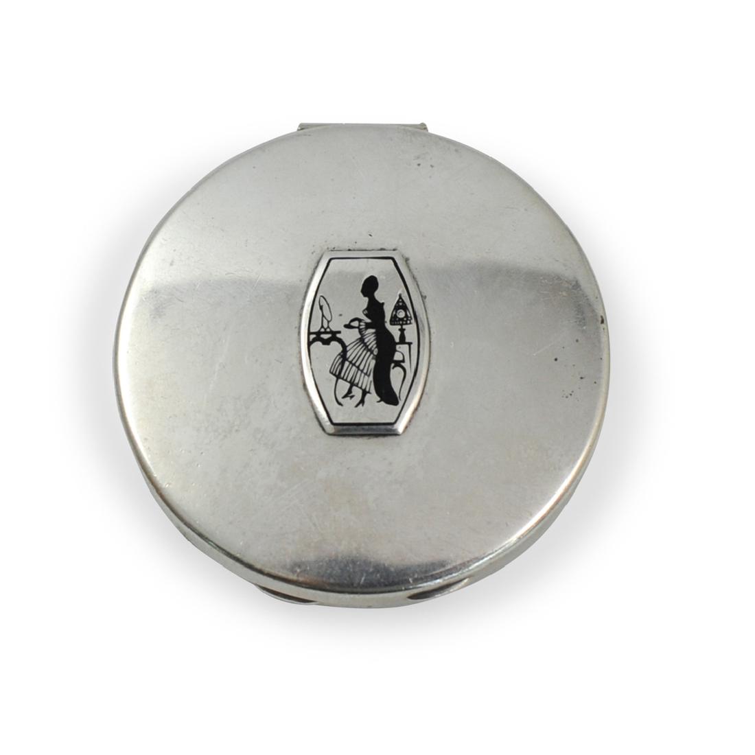 Engraved Sterling Silver Compact (1 of 4)