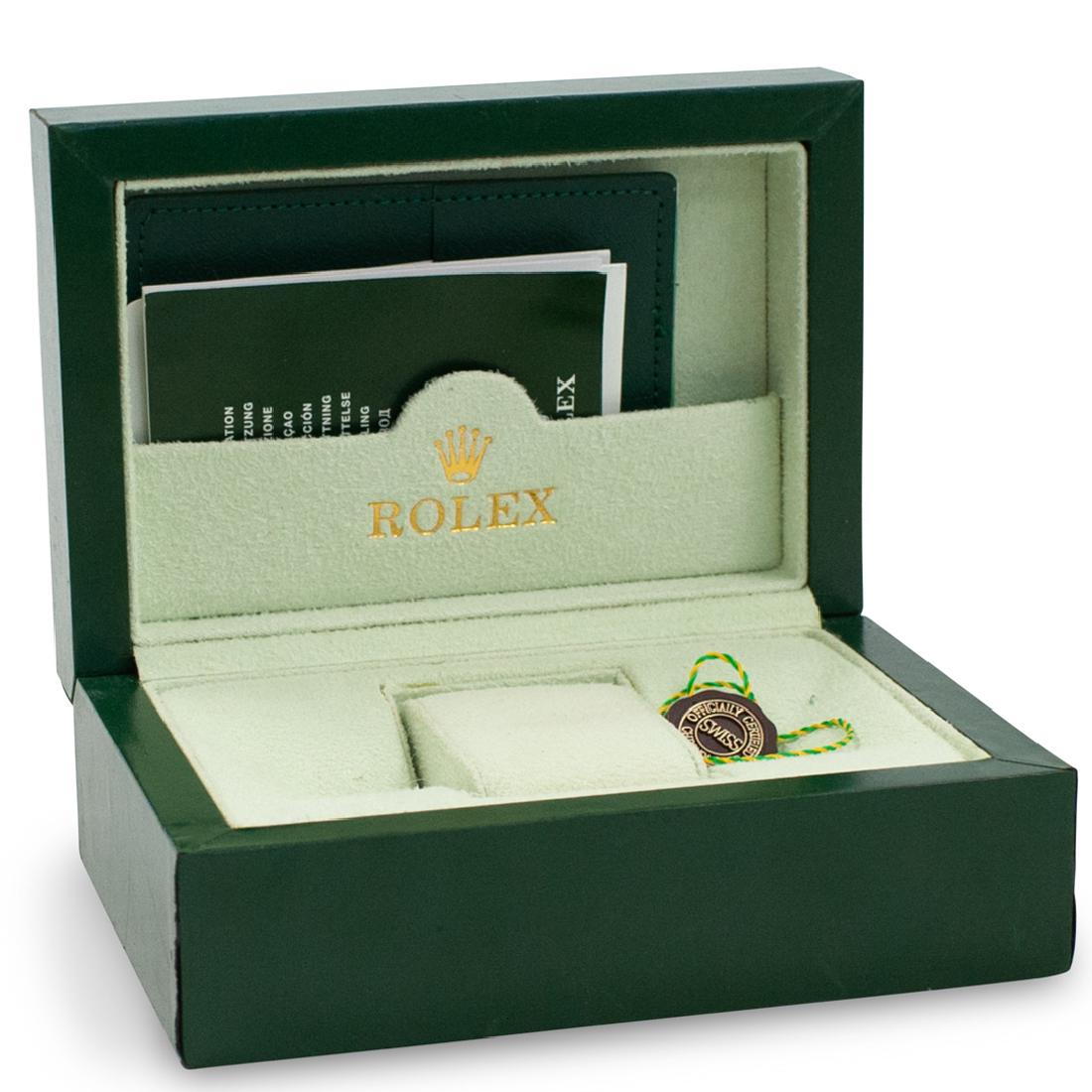 Rolex Green Leather Box (1 of 5)