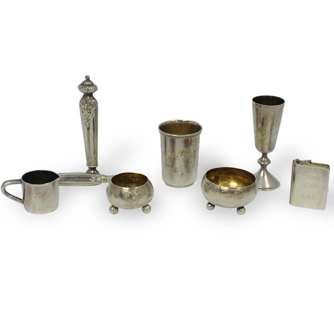 (8 Pc) Sterling Silver Table Articles (1 of 7)