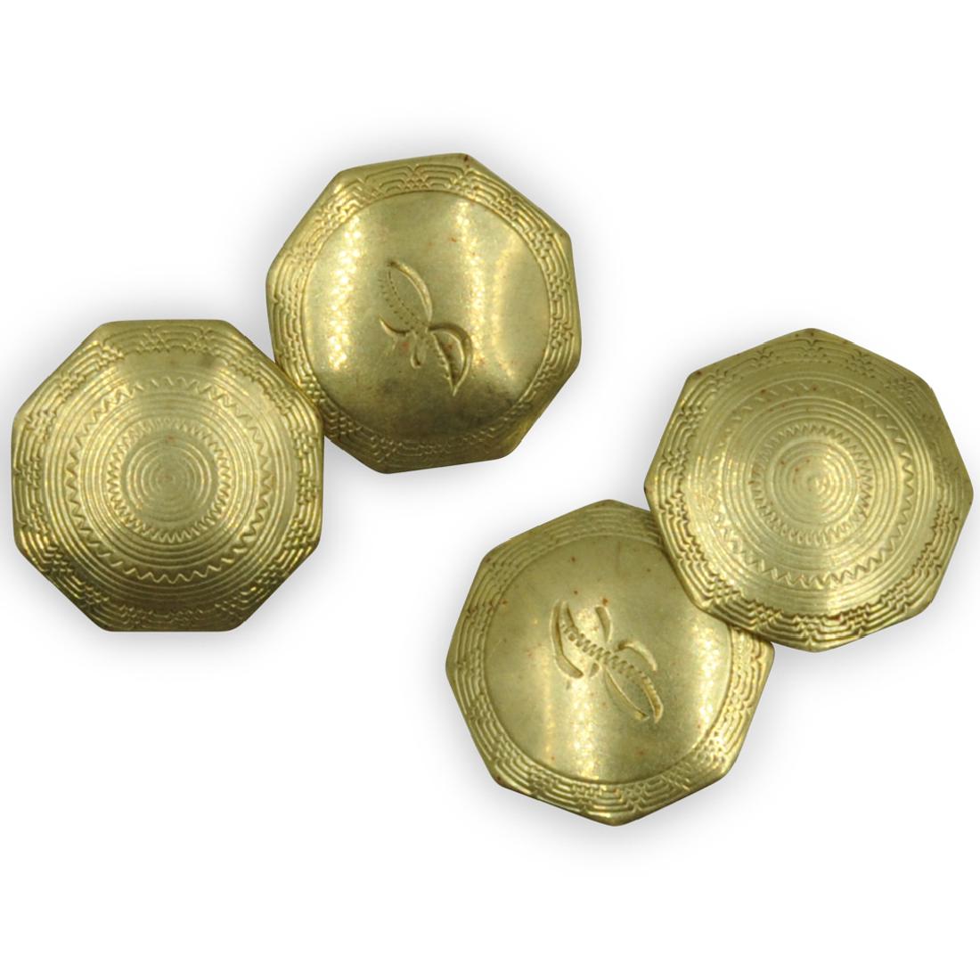14k Gold Cufflinks (1 of 2)