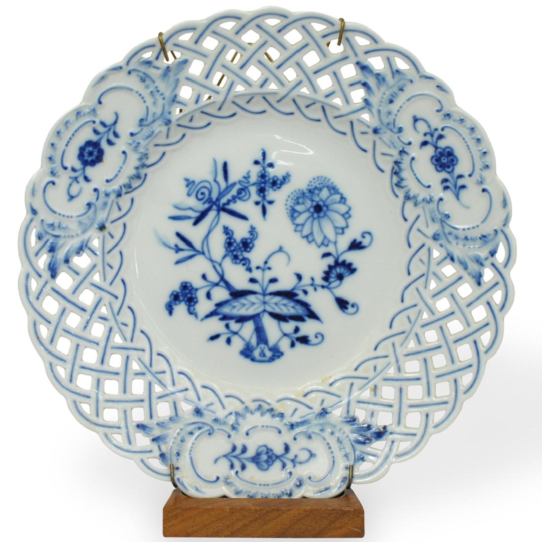 Meissen Blue Onion Plate (1 of 4)