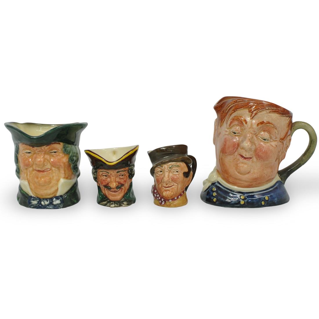 (4 Pc) Royal Doulton Toby Jugs (1 of 4)