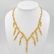 Designer 18k Gold and Diamond Floral Necklace - 2