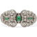 Vintage 18K Emerald and Diamond Functional Bracelet