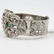 Vintage 18K Emerald and Diamond Functional Bracelet - 2