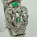 Vintage 18K Emerald and Diamond Functional Bracelet - 3