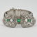 Vintage 18K Emerald and Diamond Functional Bracelet - 5
