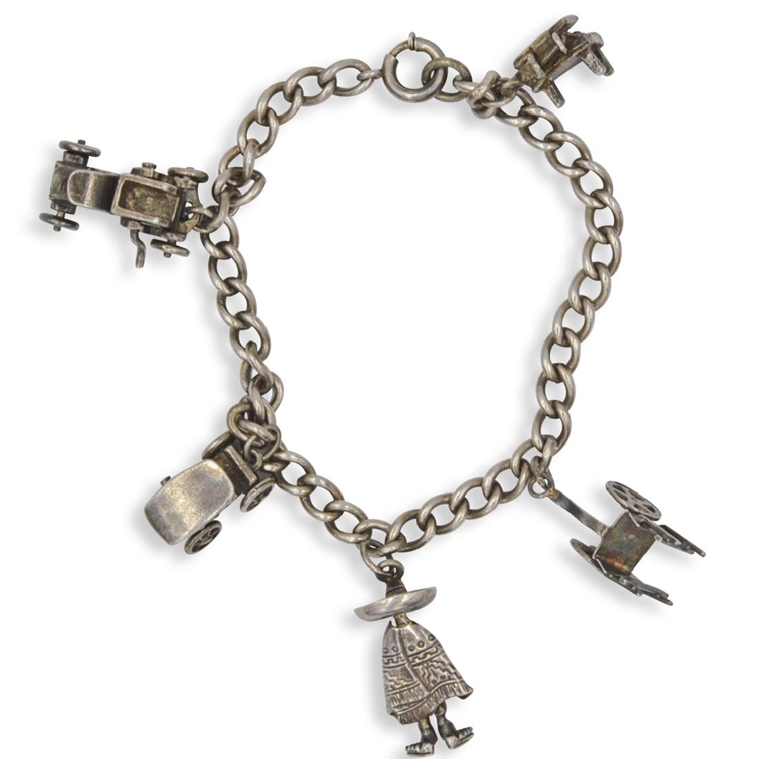 Sterling Silver Charm Bracelet (1 of 6)