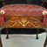 Antique Queen Anne Style Inlaid Bench - 2