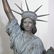 Cast Iron Statue of Liberty Converted Lamp - 2