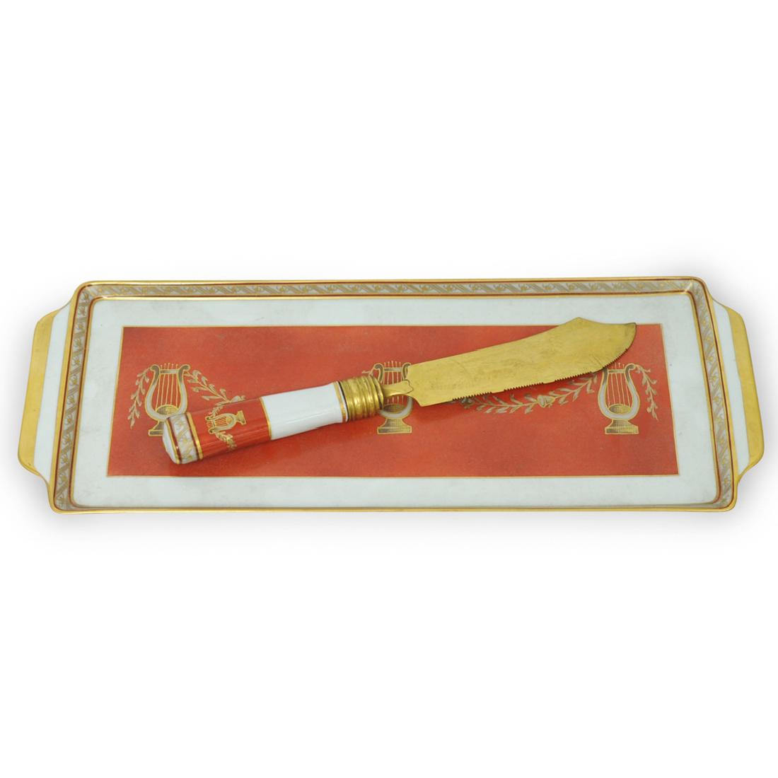 (2 Pc) Vista Alegre Porcelain Dish (1 of 4)