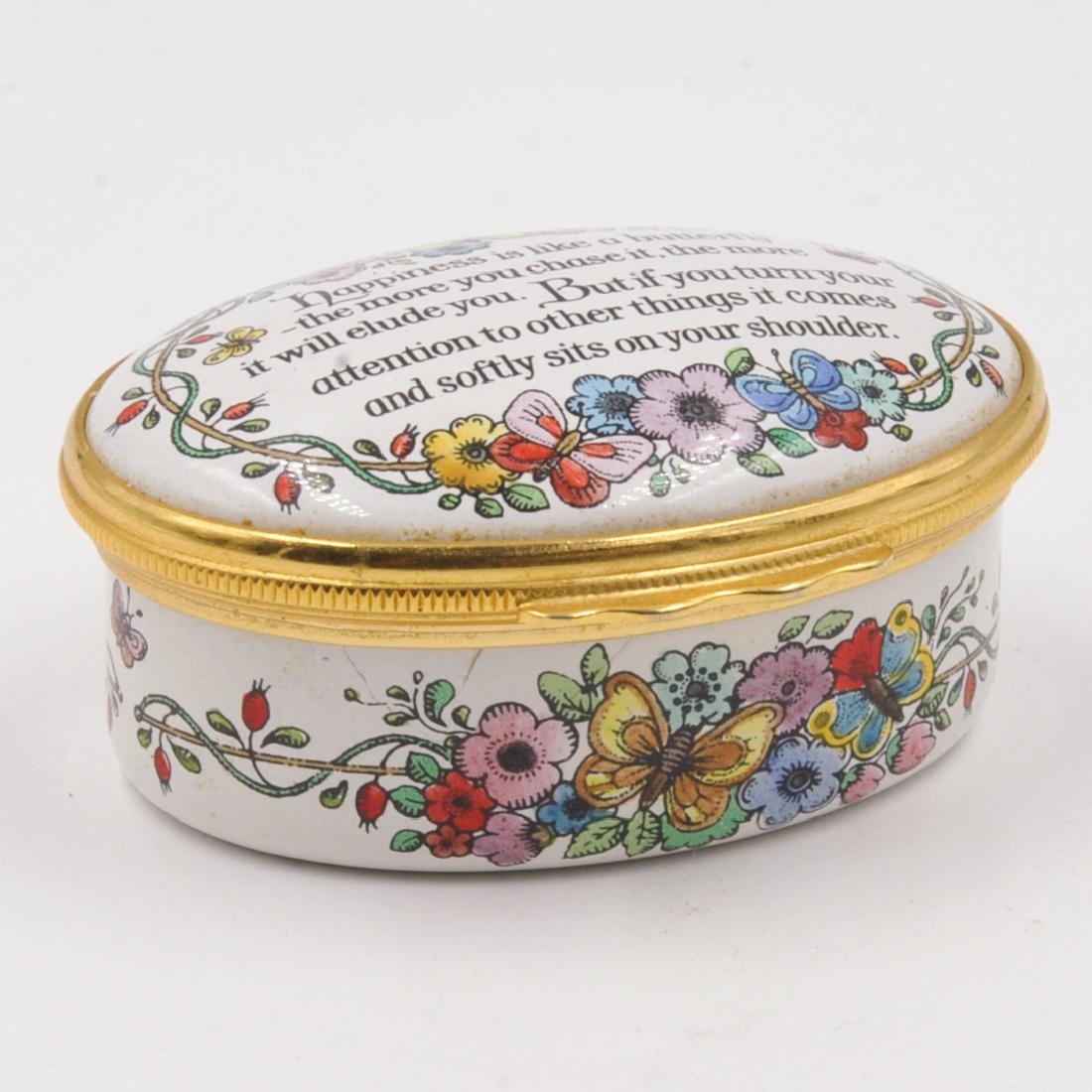 Halcyon Days Enamel Trinket Box (1 of 4)
