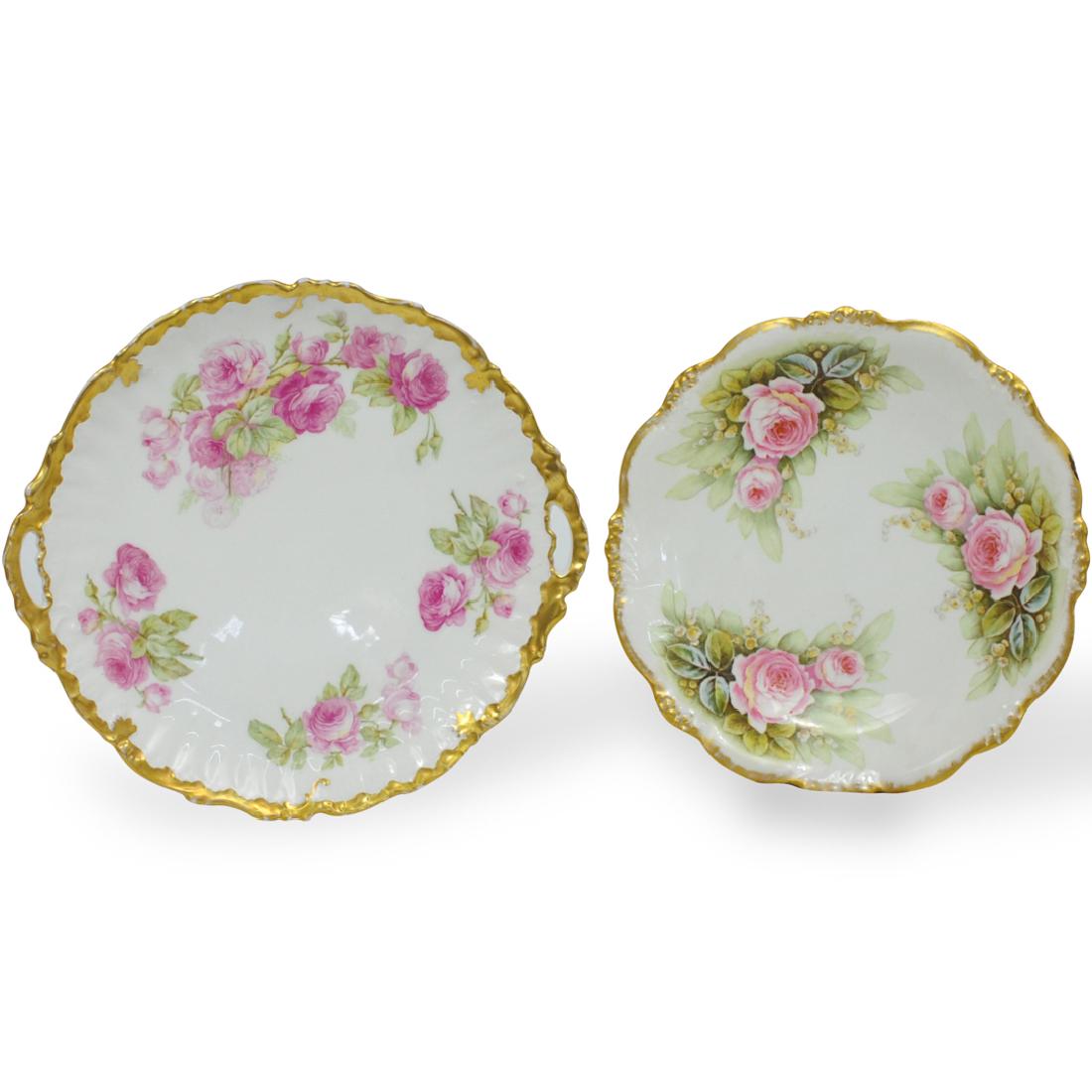 (2 Pc) Limoges Elite Works Porcelain Plates (1 of 4)