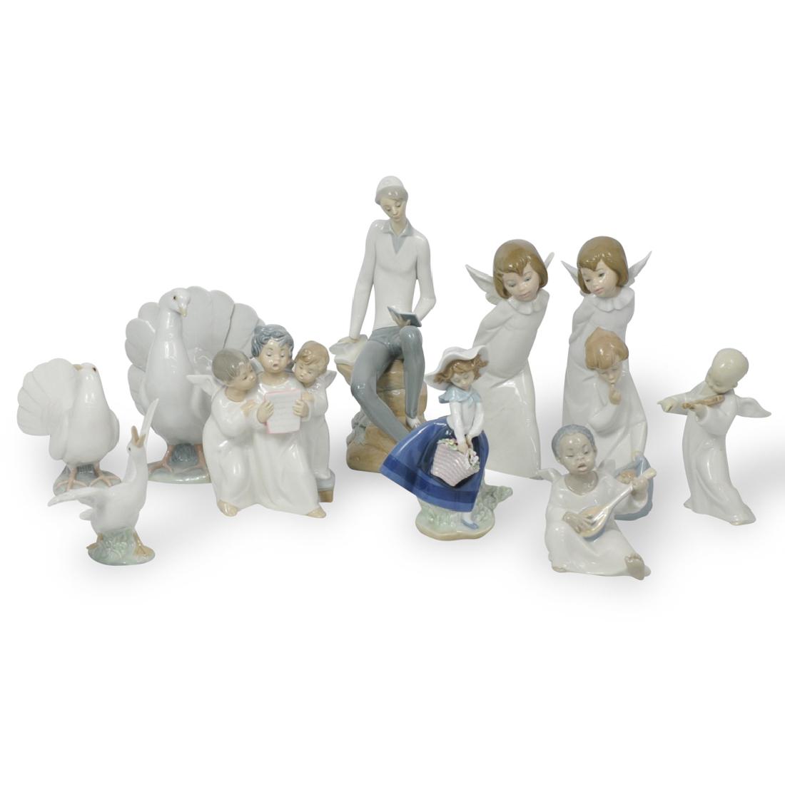 (11 Pc) Lladro Porcelain Figurines (1 of 7)