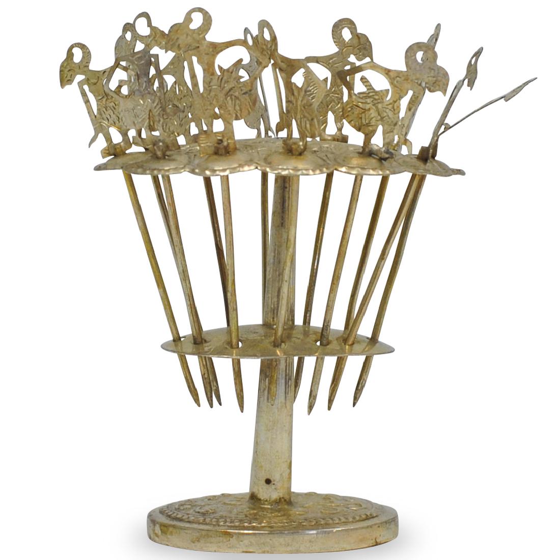 Vintage Silver Plated Cocktail Picks (1 of 4)