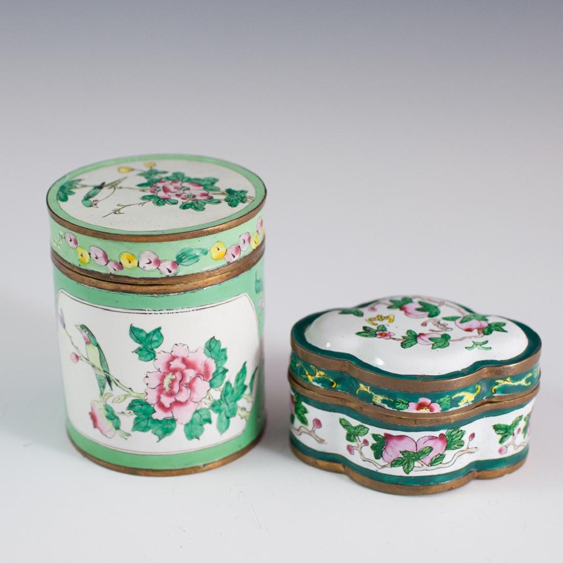 Chinese Enameled Boxes (1 of 3)