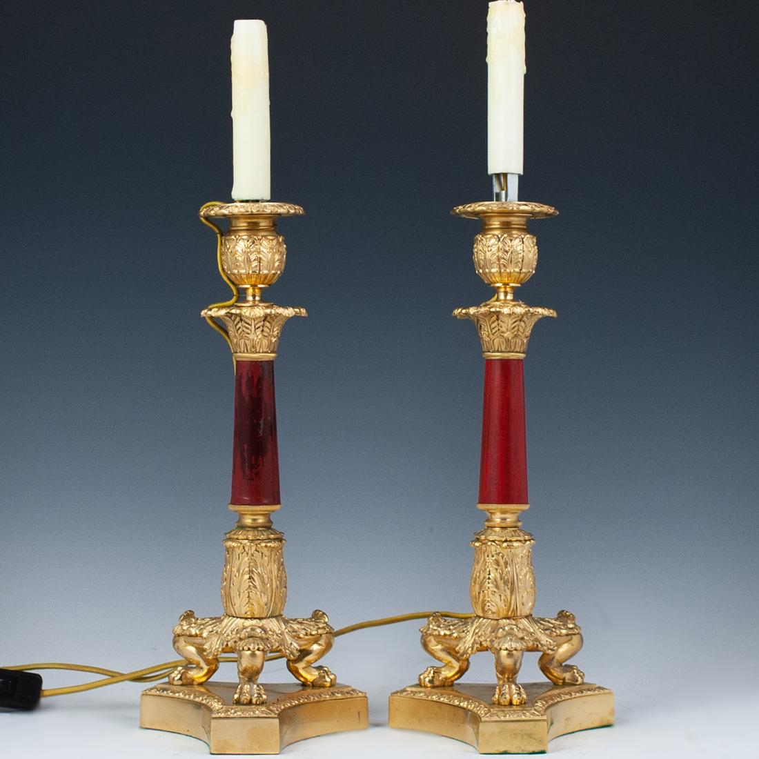 Vintage Dore Bronze Lamps (1 of 3)