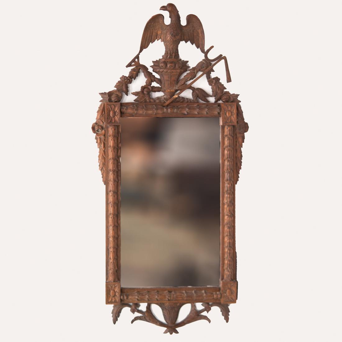 Spanish Federal Style Wooden Mirror (1 of 3)