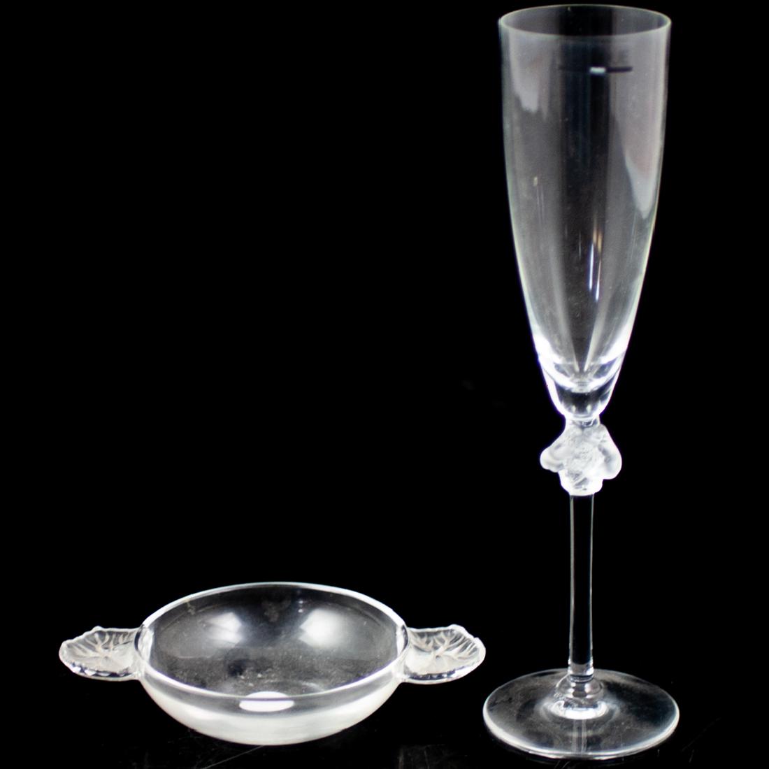 Lalique Flute & Ice Cream Cup (1 of 5)