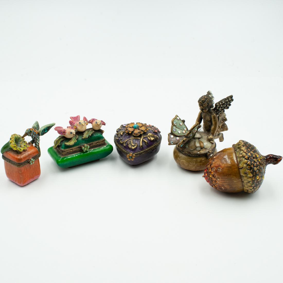 (5 Pc) Jay Strongwater pill boxes (1 of 7)