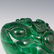 Large Chinese Carved Malachite Toad - 3