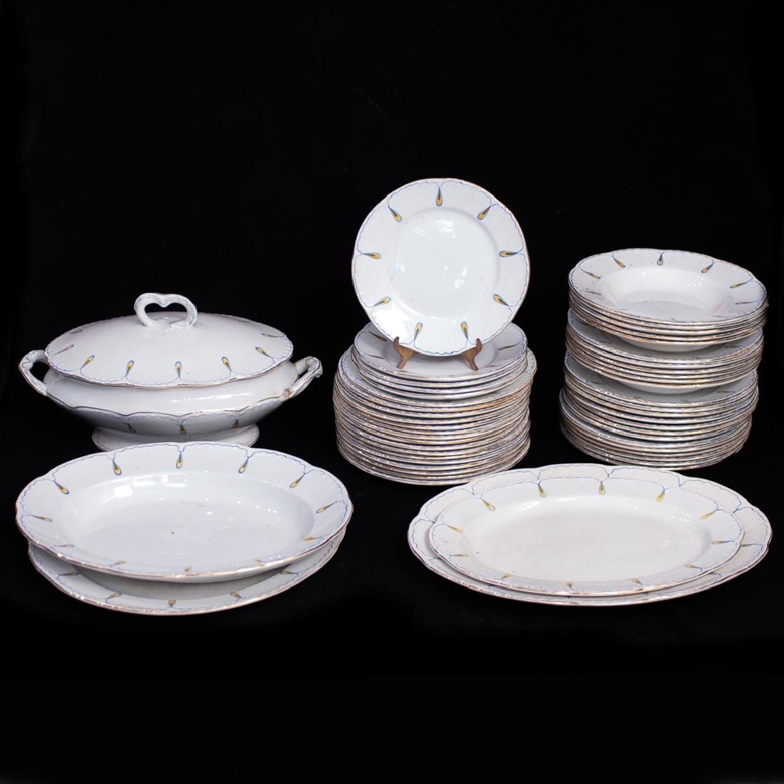 (50 Pc) Richard Ginori Porcelain China Set (1 of 4)
