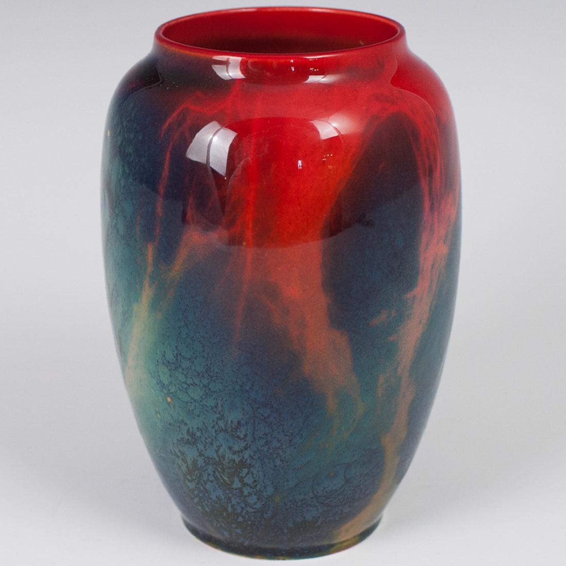 Royal Doulton "Sung Flambe" Porcelain Vase (1 of 3)