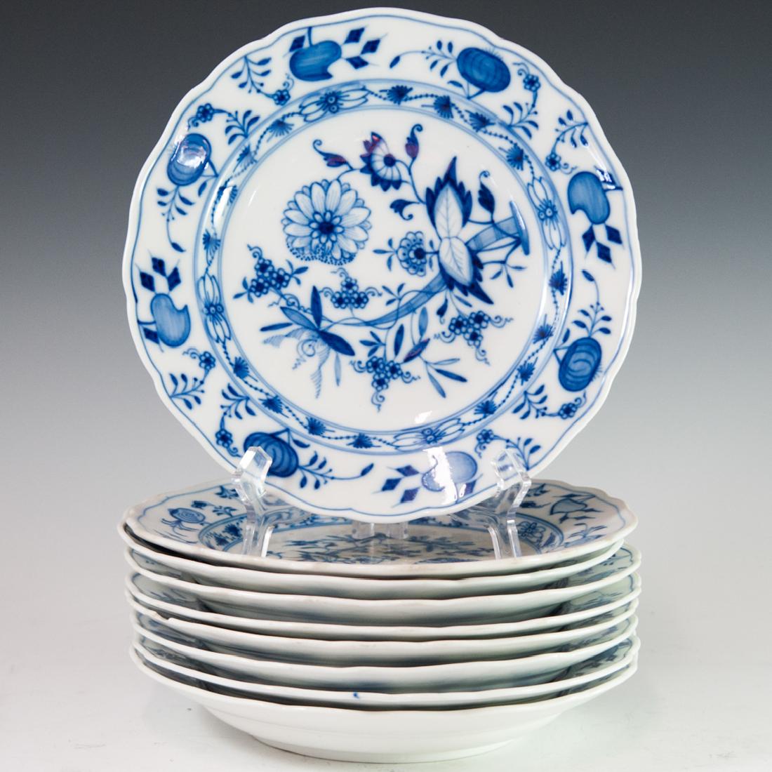 Meissen "Blue Onion" Porcelain Salad Plates (1 of 4)
