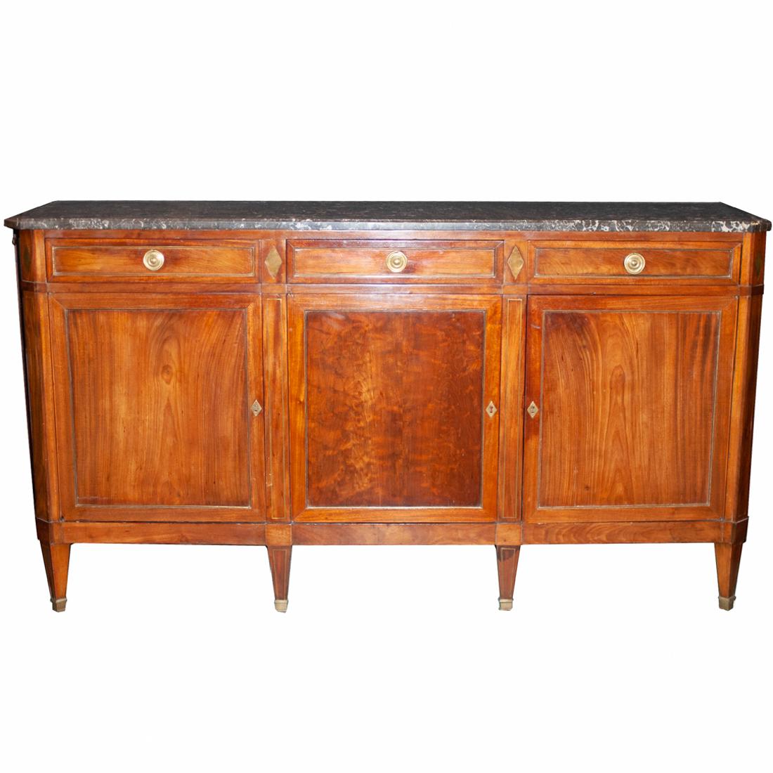 Antique Marble Top Cabinet (1 of 6)