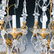 Antique Baccarat Dore Bronze Crystal Girandoles - 2
