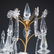 Antique Baccarat Dore Bronze Crystal Girandoles - 5