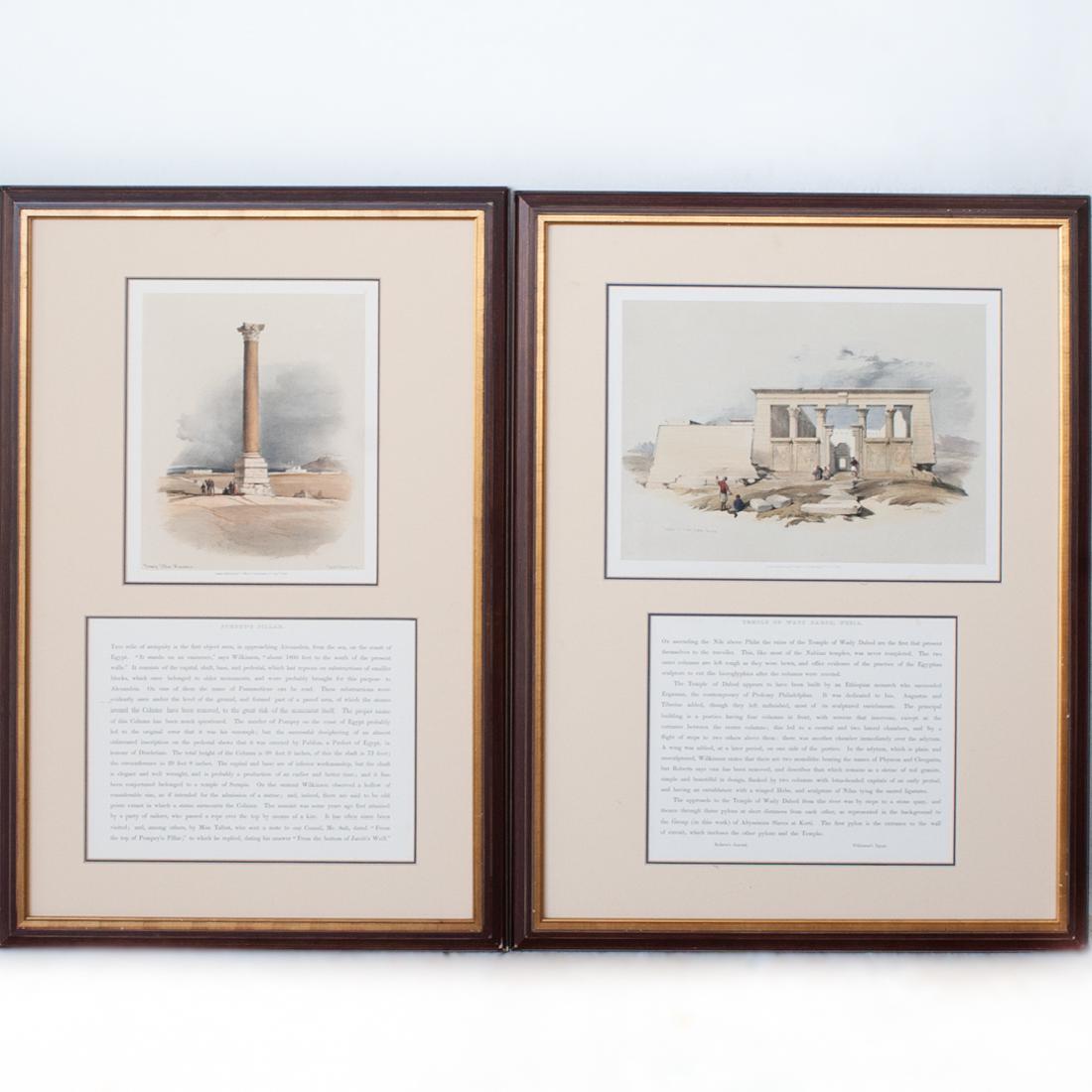 (2 Pc) David Roberts (Scottish, 1796 - 1864) Hand (1 of 6)