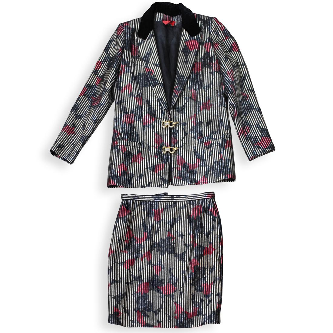 Vintage Valentino 'Night' Two Piece Suit (1 of 6)