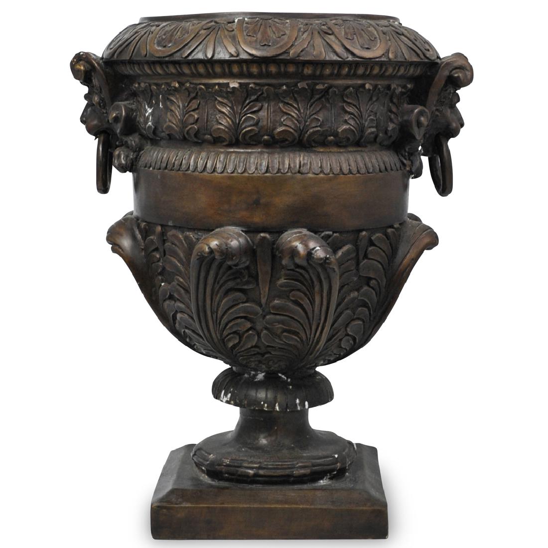 Large Bronze Double Handled Urn (1 of 8)