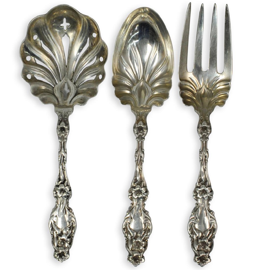 (3 Pc) Sterling Silver Serving Utensils (1 of 4)